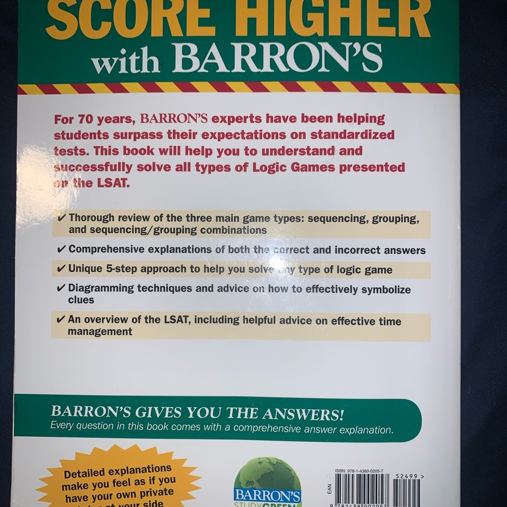 LSAT prep book - Picture 2 of 3